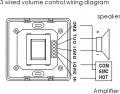 3 Wired Volume Control T-671C T-672C T-673C T-674C T-675C